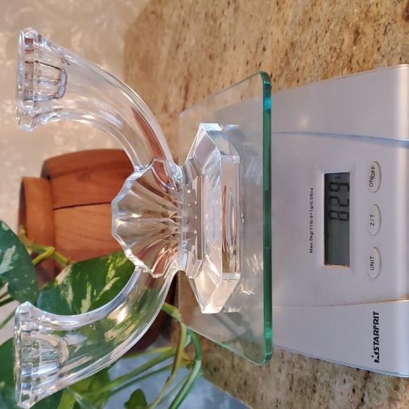 Vintage Val St. Lambert crystal candlestick holder - Picture 13 of 17